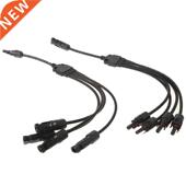 Connector 2Pcs Adapter Cable Branch Panel MC4