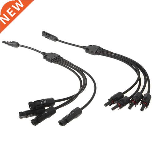 MC4 Panel 2Pcs Y Branch Cable Connector Adapter 1 to 4