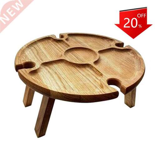 Original Wooden Outdoor Tables Folding Picnic-table With Gla