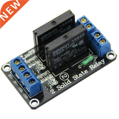 5V 2 Channel SSR High Level Solid State Relay Module 250V 2A