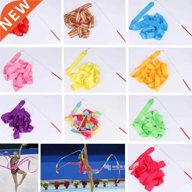 2 meters 4m 6m colorful gym ribbons dance ribbon rhythmic ar