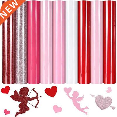 9 Sheets Glitter Print Heat Transfer Vinyl 12 X 10 Inch Vale