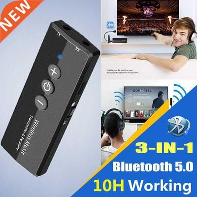 Bluetooth 5.0 Transmitter Receiver 3.5 3.5mm Aux Jack Stereo