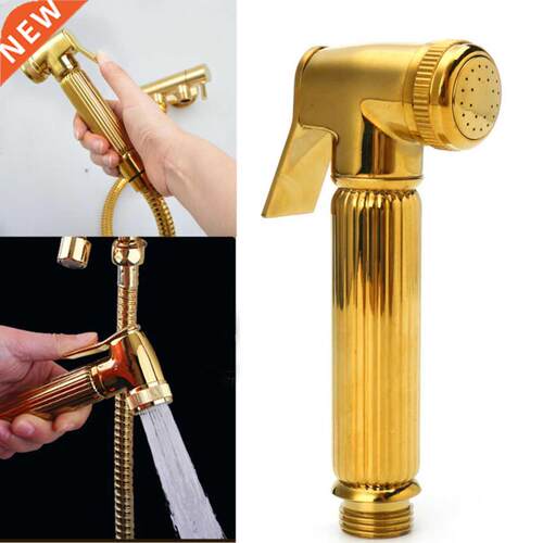 Gold Brass G1/2 Bidet Sprayer Valve Bathroom Bidet Sprayer W
