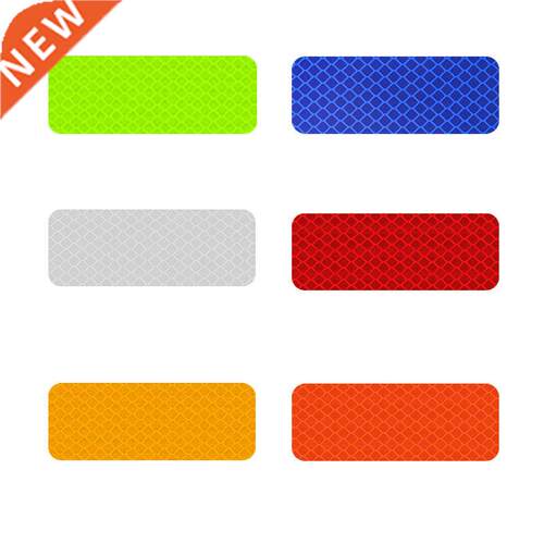 10PCS 3X8cm Reflective Warning Strip Tape Car Bumper Reflect
