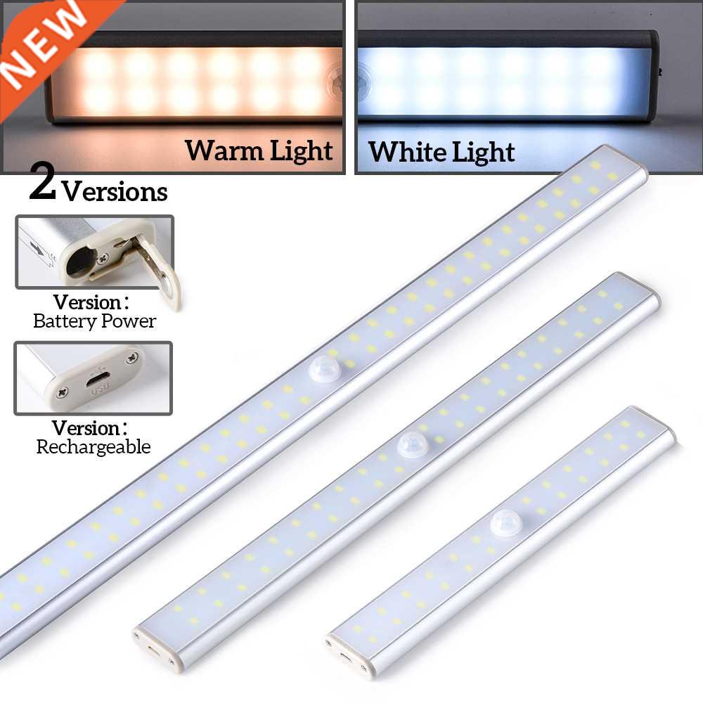6/10 LEDs Cabinet Light Battery or Wireless USB Under PIR Mo