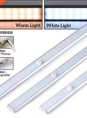 6/10 LEDs Cabinet Light Battery or Wireless USB Under PIR Mo