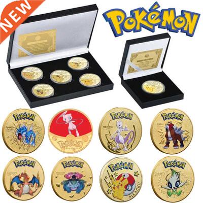 Charming Pokemon Commemorative Coin Kawaii Pikachu Patterns