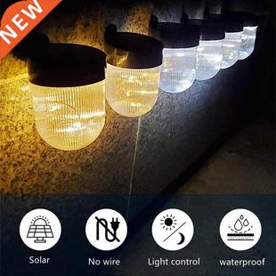 Fence Solar Power Landscape Light Outdoor Waterproof Garden