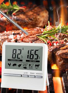Pro Brbecue Cooking Timer Food Probe lrm Timer BBQ Met