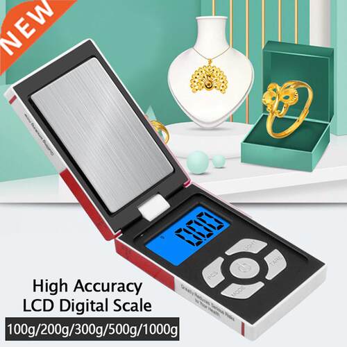 100g 200g 300g 500g 1000gx 0.01g 0.1g Mini Electronic Scales