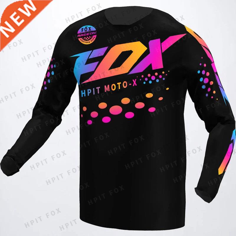 2022 Men's Downhill Jerseys HPIT FOX Mountain Bike MTB Shirt