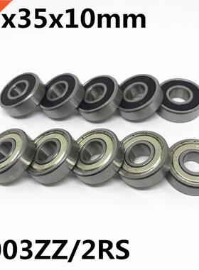 2Pcs High quality 6003ZZ 6003-2RS ball bearing 17x35x10 mm d