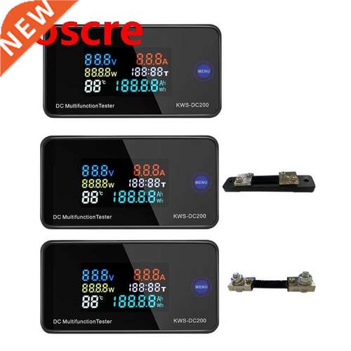 5ED Voltmeter Ammeter DC 0-200V KWS Power Energy Meter LCD
