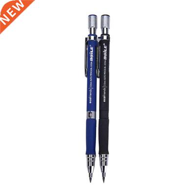 1PC 2B 2.0mm Blue Black Lead Holder Pen Mechanical Pencils D