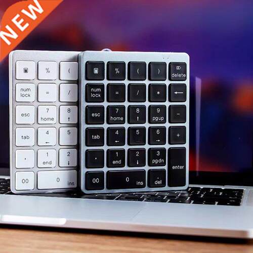 luminum lloy Numeric Keypd Bluetooth Wireless Keybord Wi