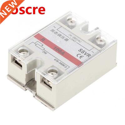24-380V AC SSR Solid-State Voltage Regulator Single Phase Re