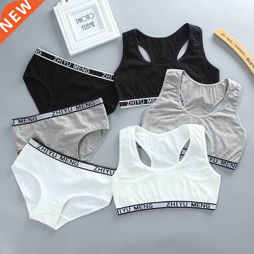 Student Girl Bra Underwear Set Teenage Girls Clothes Cotton