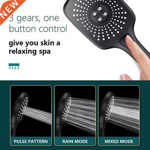 Pressurization Rainfall Shower Head 4 Modes Rainfall Spray