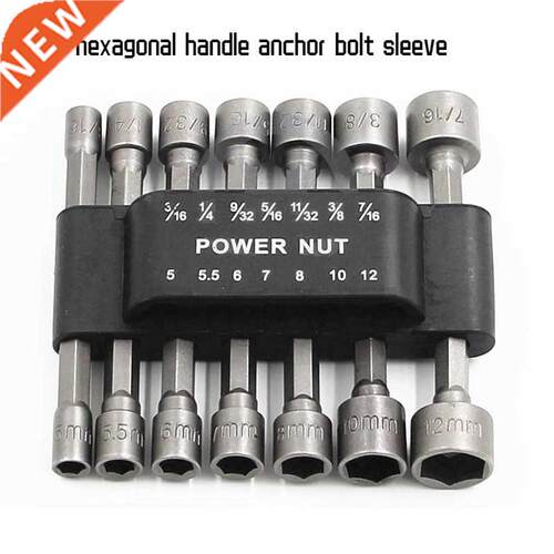 3/6/9/14PCS Hexagon Nut Drver Bt Socket Screwdrver Wrench