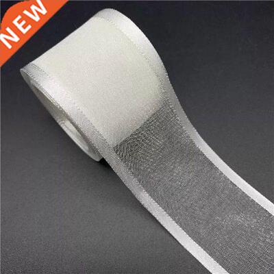 5Yrds/Lot 20mm 25mm 38mm White Stin Edge Orgnz Ribbon