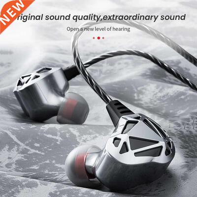 L Bending 3.5mm Wired Headphones Super Bass Sport Earphone