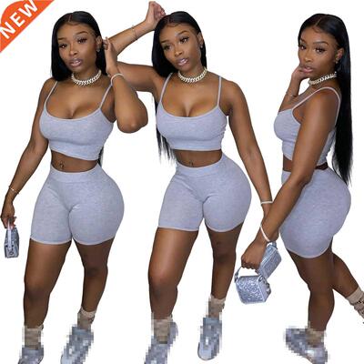 two piece set women two pieces outfits summer clothes crop t