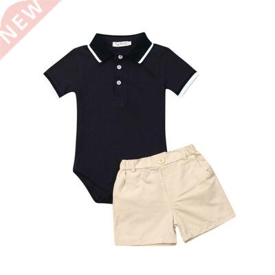 Citgeett Summer 2PCS Infant ay oy Clothes Short Sleeves J