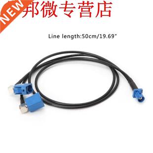Fkr C Mle Plug To 2 x Fkr C Femle Jck RG174 Y Type Sp
