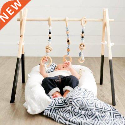 Nordic Ins Children's Wooden Clothes Hanging Rail Pine