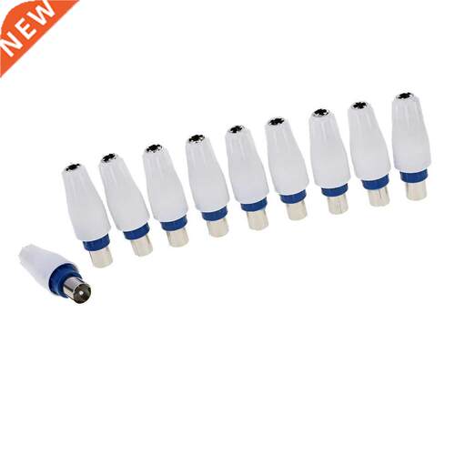 10 Pieces RF Male Connector Plug TV for Coaxial Cable Aerial