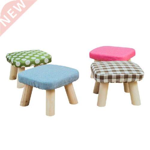 Solid wooden simple stool fashionable square stools living