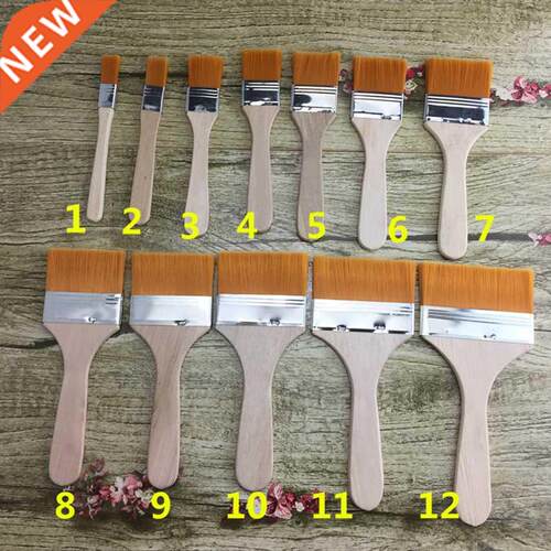 Nylon Hair Painting Brush Oil Watercolor Water Powder Paint