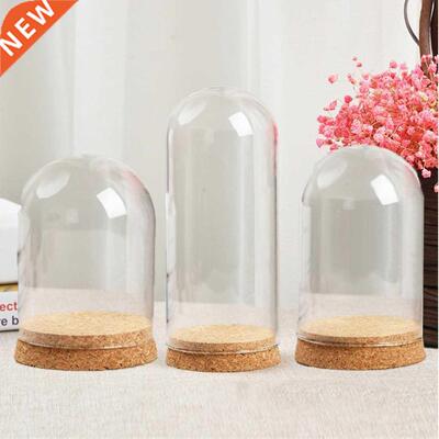 1pc 8cm Everlasting Flower Glass Dome ver Home Decor Vases S