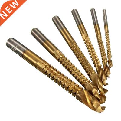 6 pcs HSS Milling Drills Set Wood Drill Bits Drill Set for W