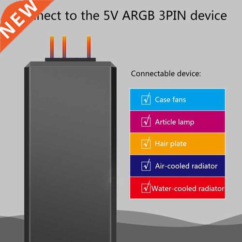 ARGB Controller Remote Control 5V 3Pn SATA Power Supply Mem