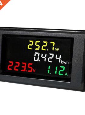 AC 80300V 100A LCD Multimeter Panel Colorful Display Voltmet