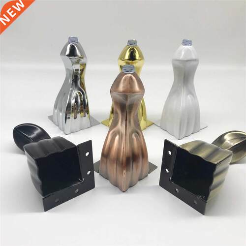 4pcs Furniture feet bronze plated metal sofa legs Snake-Shap
