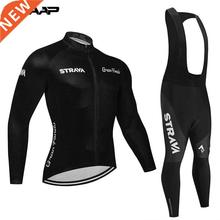 sleeve Cycling pants STRAVA ropa bib long Set 2021 clothing