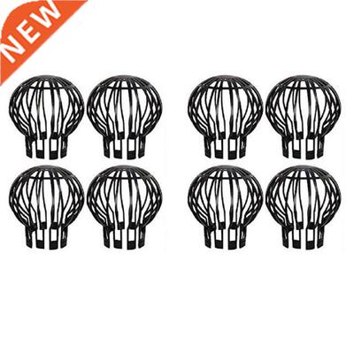 8PCS Gutter Guard Downspouts Filter Strainer Preventing Leaf