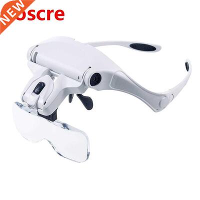 Eyelash Extension 5 Lens Adjustable Headband Magnifying Glas