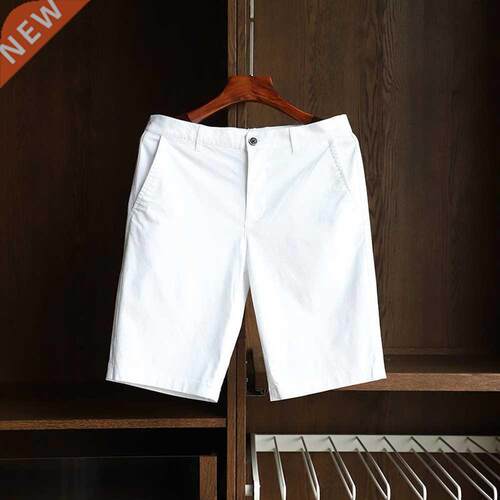 Men Shorts White Casual Shorts Korean Fashion Thin Breathe P
