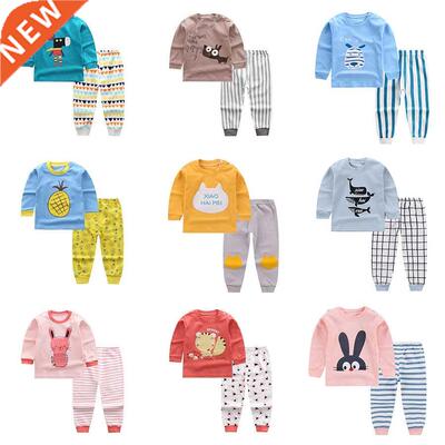 New Kids Boys Girls Pajama Sets  Print Long Sleeve O-