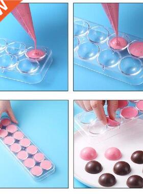 14 Hole Hemispherical 3d Polycarbonate Chocolate Mold