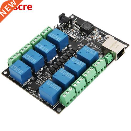 RJ45 Network Relay 8-Channel PLC Control Module Industrial A