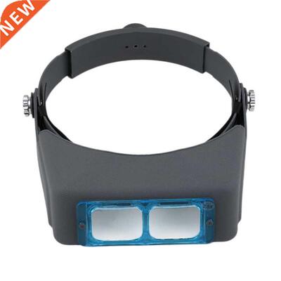 Helm Type Vergrootglas Dubbele Lens Hoofd Dragen Vergrootgla