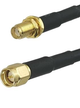 1Pcs RG58 SMA Male plug to SMA Female jack Nut Bulkhead Conn