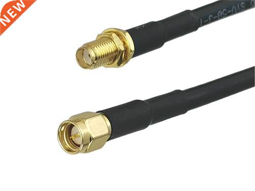 1Pcs RG58 SMA Male plug to SMA Female jack Nut Bulkhead Conn