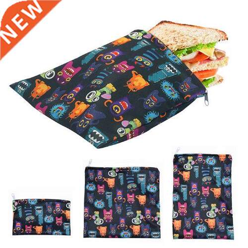 3pcs/set Reusable Food Storage Bags Leakproof Freezer Bag