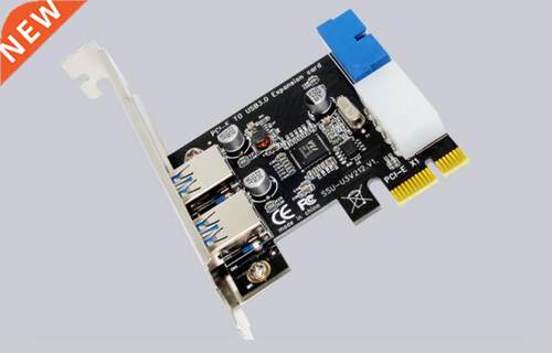 PCI Express USB 3.0 2 Ports Front Panel with 4-Pin & 20